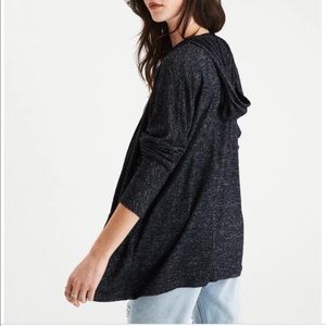 American Eagle Plush Hooded Cardigan XS